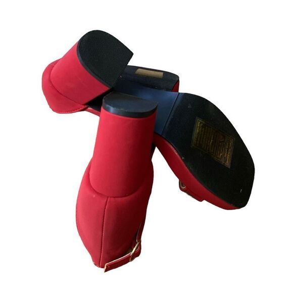 Red Rhinestone heels - Picture 4 of 7